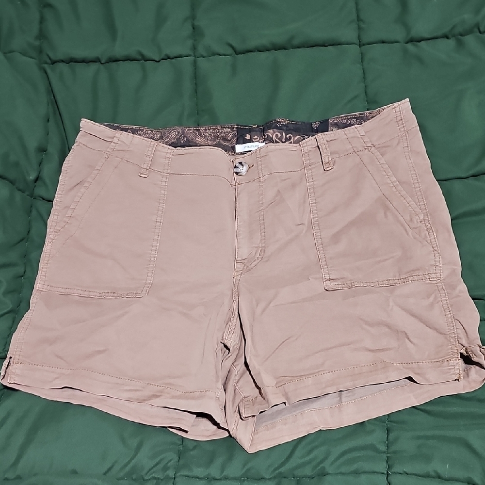 Maurices Women's Taupe Utility Shorts